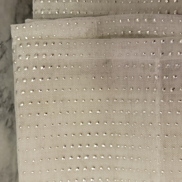 Kensie Home White Sheer Curtains 2Pcs - Picture 4 of 5